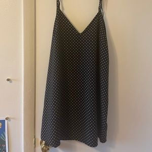 Free People Polka Dot Slip Mini Dress